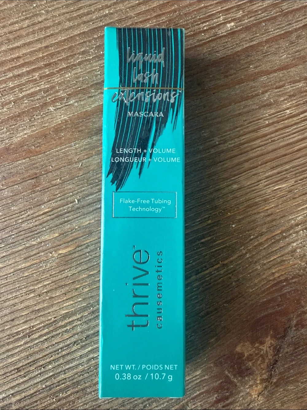 thrive causemetics Liquid Lash Extensions Mascara - Teal with Black Accent